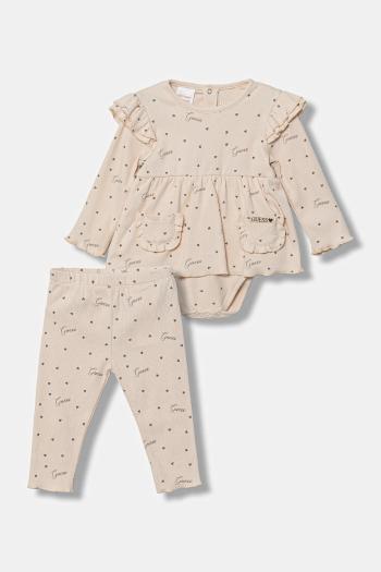 Sada pre bábätká Guess 2-pak béžová farba, S5YG10 KBZP4