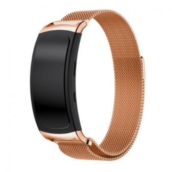 BStrap Milanese remienok na Samsung Gear Fit 2, rose gold (SSG004C03)