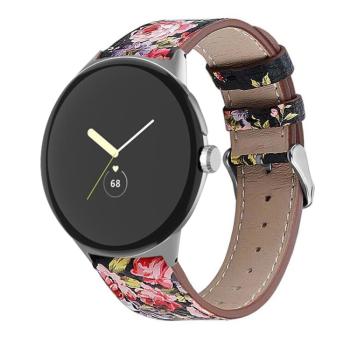 LEATHER Kožený remienok pre Google Pixel Watch / Pixel Watch 2 / Pixel Watch 3 41mm ROSES