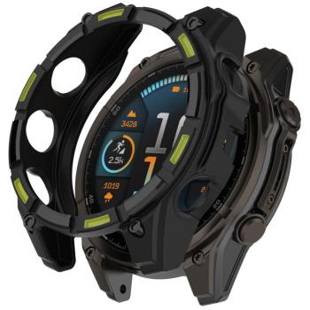 TPU FULL COVER Kryt pre Garmin Tactix 8 Solar 51mm čierno-zelený