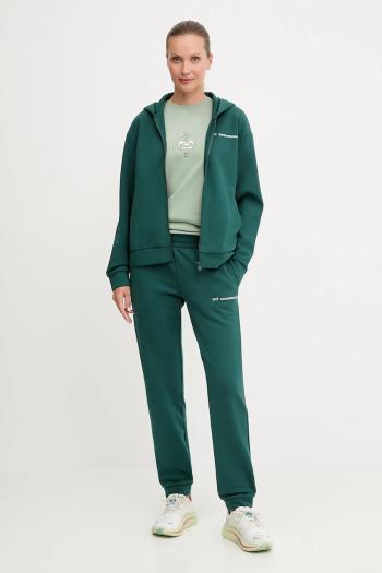 Tepláková súprava EA7 Emporio Armani zelená farba, AF10443.7W000802