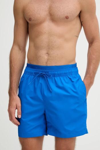 Plavkové šortky Calvin Klein modrá farba, LV00N61115