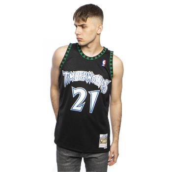 Mitchell & Ness Minnesota Timberwolves #21 Kevin Garnett black Swingman Jersey  - S