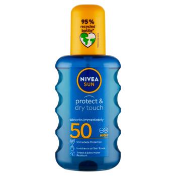 NIVEA Sun Neviditeľný sprej na opaľovanie Protection & Dry OF 50 200 ml