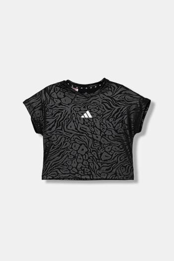 Detské tričko adidas čierna farba, JM3912