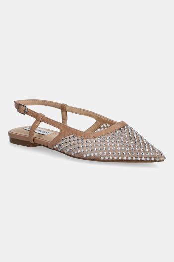 Baleríny Steve Madden Slingshot-MR hnedá farba, s otvorenou pätou, SM11003839