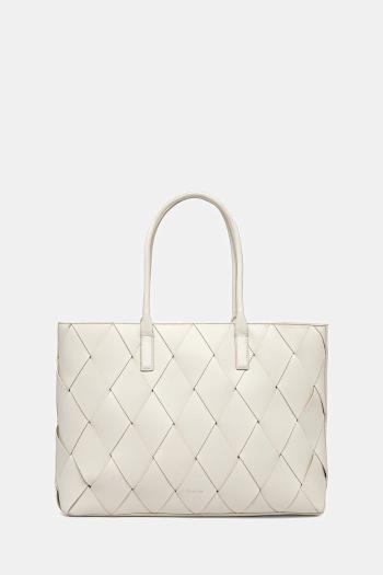 Kabelka Calvin Klein béžová farba, K60K612994