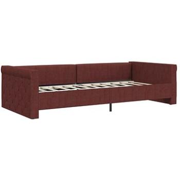 Váľanda s matracom a USB fialová textil 90 × 200 cm, 3080319
