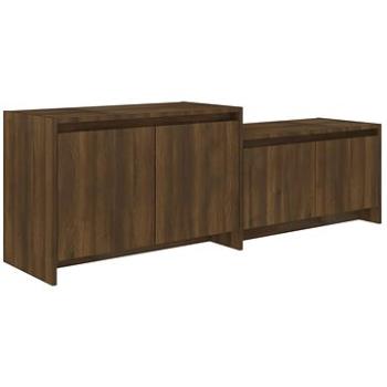 SHUMEE hnedý dub 146,5 × 35 × 50 cm (813028)