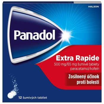 PANADOL Extra Rapide pre úľavu od bolesti 12 šumivých tabliet