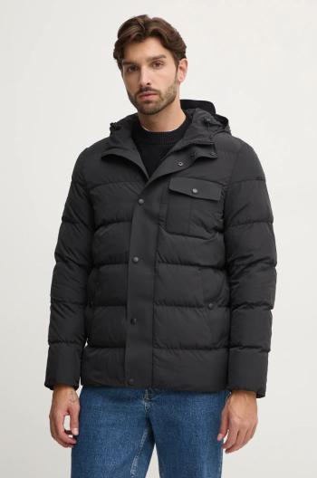 Bunda Geox pánska, čierna farba, zimná, M4628M-T3129-F9000