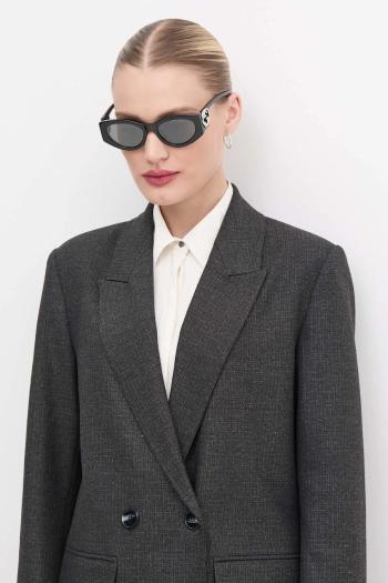 Slnečné okuliare Gucci dámske, čierna farba, GG1691S