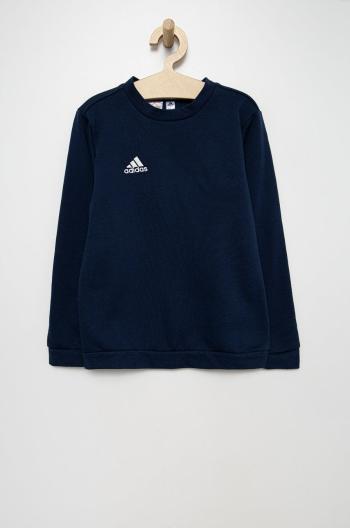 Detská mikina adidas Performance H57568 tmavomodrá farba, s nášivkou