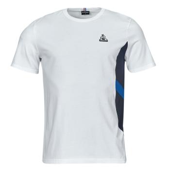 Le Coq Sportif  SAISON 1 TEE SS N°1 M  Tričká s krátkym rukávom Biela