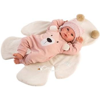 Llorens 63644 New Born – reálna bábika bábätko so zvukmi a mäkkým látkový telom – 36 cm (8426265636440)