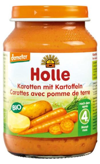 HOLLE Bio detská olovrantena Mrkva a zemiaky 190 g