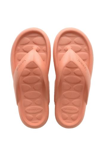Šľapky Havaianas FLIP FLOP CANDY POP béžová farba, na platforme, 4149964.9259