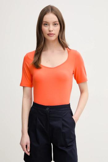 Tričko United Colors of Benetton dámske, oranžová farba, 3FJHD401P