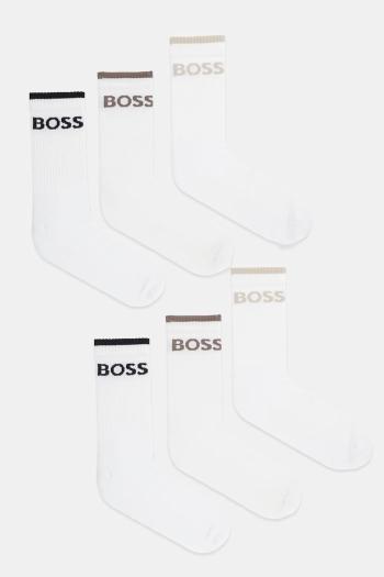 Ponožky BOSS 6-pak čierna farba, 50510168