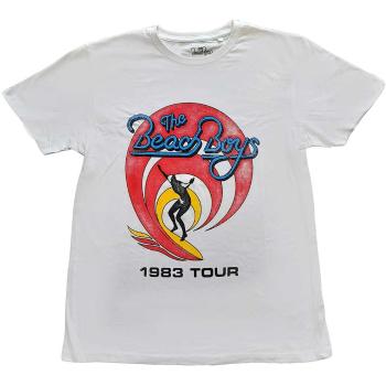 The Beach Boys tričko Surfer '83 Vintage Biela XL