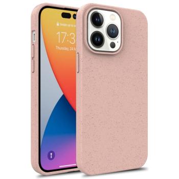 ECO RUBBER Ochranný obal Apple iPhone 14 Pro Max ružový