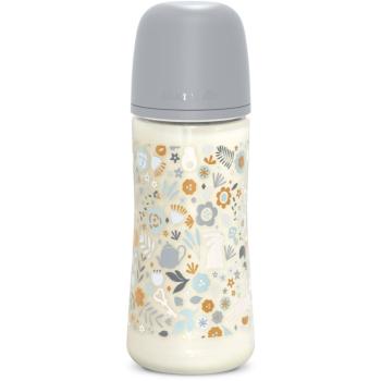 Suavinex Wonderland SX Pro Physiological Anti-Colic dojčenská fľaša L Dense Flow 6 m+ Liberty Cream 360 ml