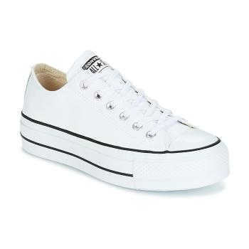 Converse  CHUCK TAYLOR ALL STAR LIFT CLEAN OX LEATHER  Nízke tenisky Biela