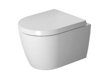 DURAVIT - ME by Starck Závesné WC, doska SoftClose, Rimless, alpská biela 45300900A1