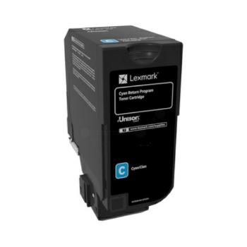 LEXMARK 84C0H20 - originálny toner, azúrový, 16000 strán