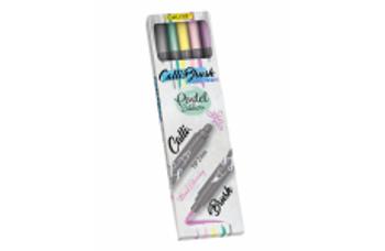 Online 19079 Calli.Brush Pastel kaligrafické fixky 5 ks