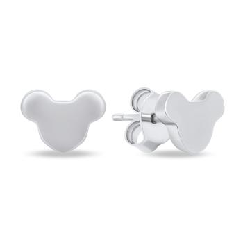 Brilio Silver Minimalistické strieborné náušnice Mickey Mouse EA917W