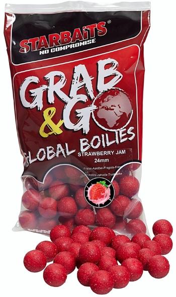 Starbaits boilies g&g global strawberry jam - 1 kg 20 mm