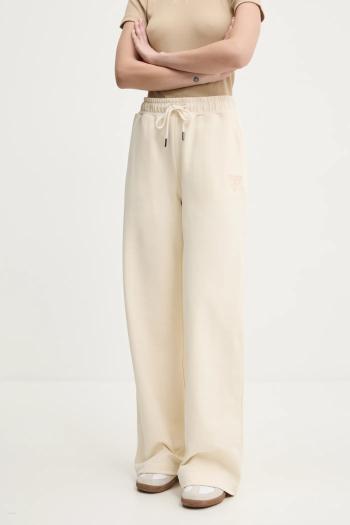 Tepláky Guess Originals béžová farba, jednofarebné, W5RB70 K68I1