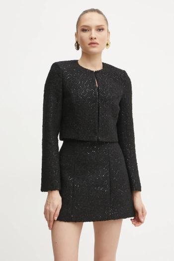Sako Marciano Guess BOUCLE čierna farba, jednoradové, jednofarebné, 5RGN18 7261A