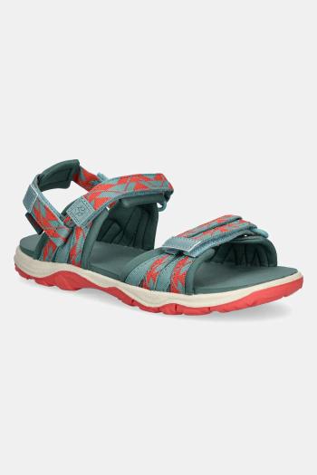 Detské sandále Jack Wolfskin 2 IN 1 SANDAL K tyrkysová farba, 4046421
