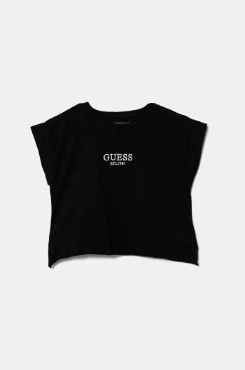 Detské tričko Guess čierna farba, J4BI34 J1314