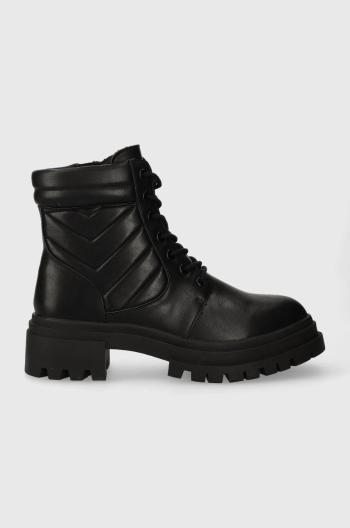 Workery Aldo Lolita Lolita dámske, čierna farba, na platforme,, 13640273
