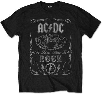 AC/DC Tričko Cannon Swig Vintage Unisex Black 2XL