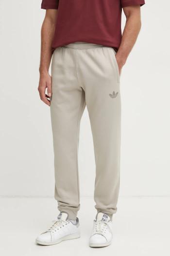 Tepláky adidas Originals MESSI PANTS pánske, béžová farba, s potlačou, JC9493