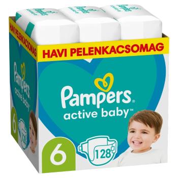 Pampers Active Baby havi Pelenkacsomag 13-18kg Junior 6 (128db)