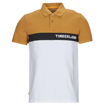 Timberland  SS Millers River Colourblock Polo Reg  Polokošele s krátkym rukávom Biela