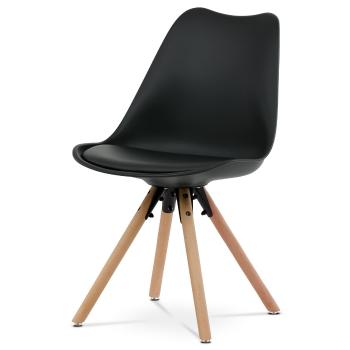 Jedálenská stolička CT-762 BK, čierna