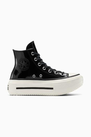 Tenisky Converse Chuck Taylor All Star Lift Double Stack čierna farba, A12977C