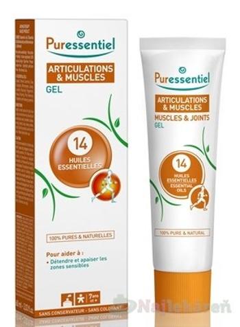 PURESSENTIEL Gél na svaly a kĺby s esenciálnymi olejmi,60 ml