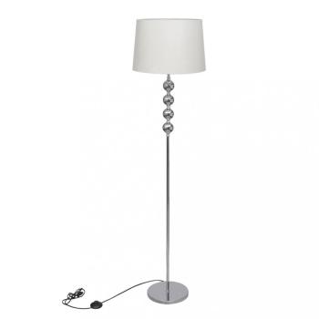 Stojacia lampa látka / kov Dekorhome