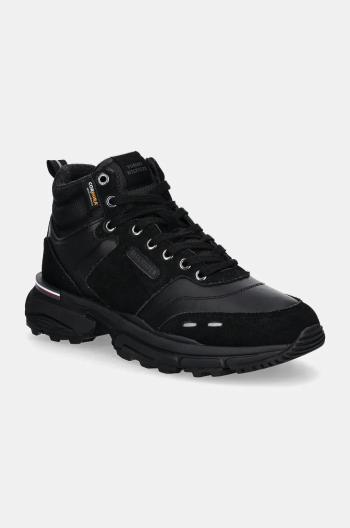 Tenisky Tommy Hilfiger M RUNNER CORDURA HI LTH MIX čierna farba, FM0FM05222