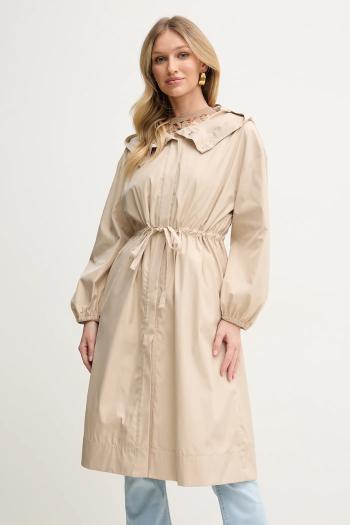 Bunda parka Marella Emme by Marella dámske, béžová farba, prechodná, 2515021091200