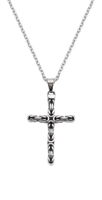 Amen Pánsky oceľový náhrdelník Kríž ACCL001 (retiazka, prívesok)