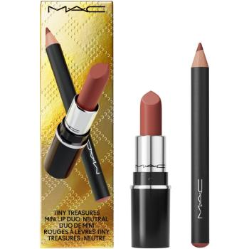 MAC Cosmetics Holiday Tiny Treasures Mini Lip Duo darčeková sada na pery odtieň Neutral