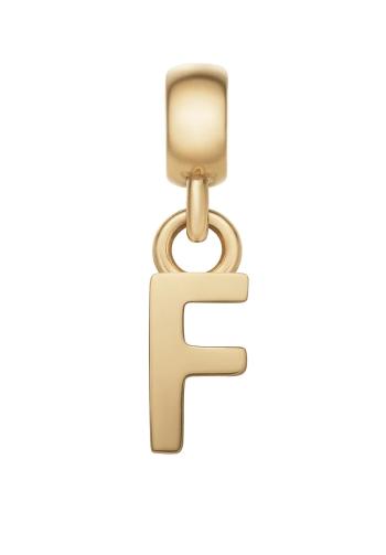Daniel Wellington Pozlátený prívesok písmeno "F" Charms DW00400489